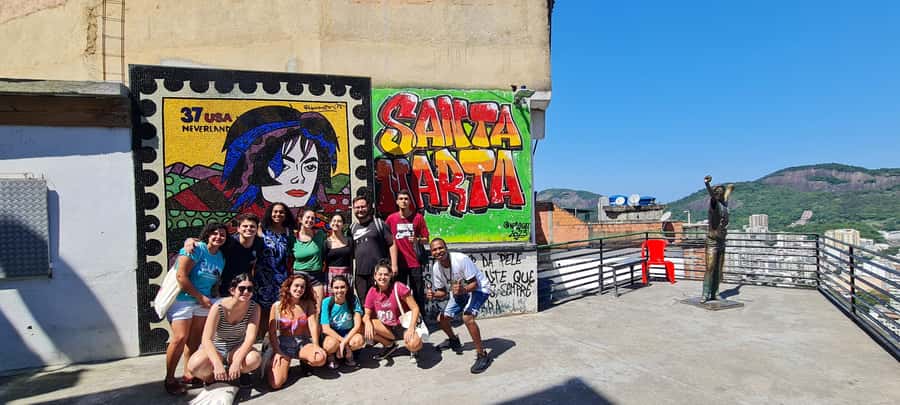 Rio de Janeiro: Favela Santa Marta Tour with Resident Guide - Viewpoints above Rio’s postcard sights