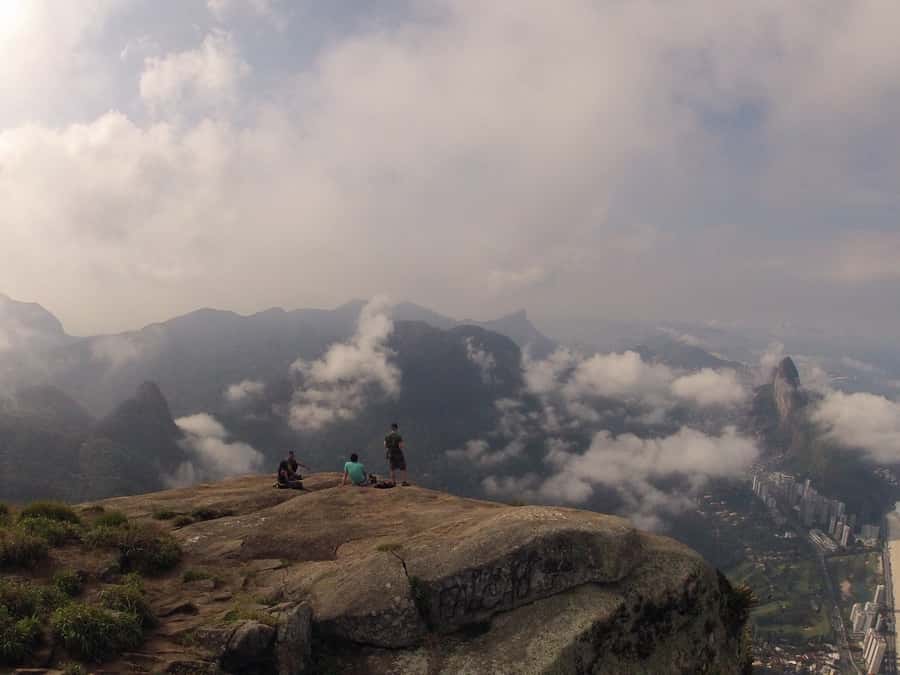 Rio de Janeiro: Pedra da Gavea Adventure Hike - Reaching the granite summit above Rio