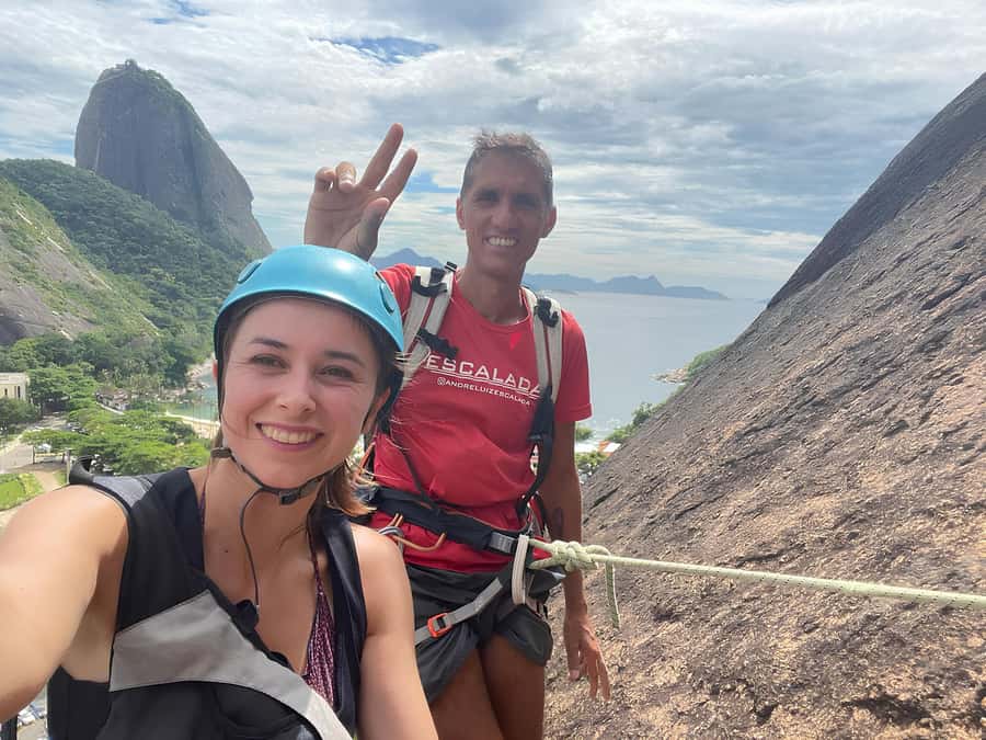 Rio De Janeiro: SUGARLOAF MOUNTAIN HIKE & CLIMB - Rocky passages where fitness begins to matter