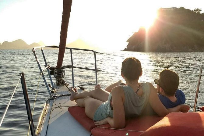 Rio de Janeiro Sunset Sailing Tour with Drinks - The swimming stop near Sugarloaf