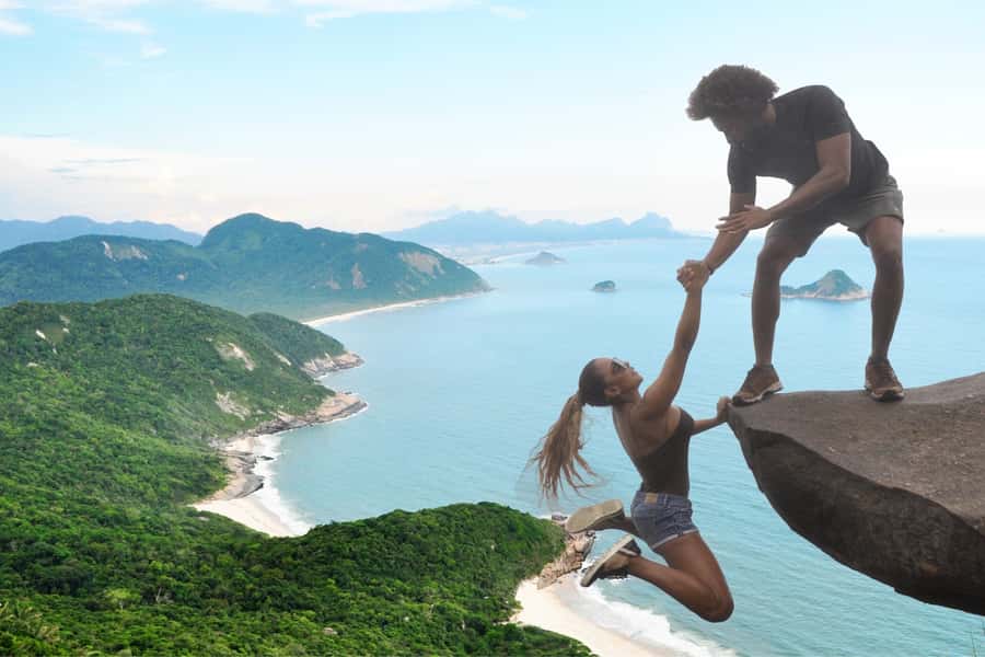 Rio de Janeiro: Telegrafo Rock Hike with Optional Beach Stop - The views from 354 altitude