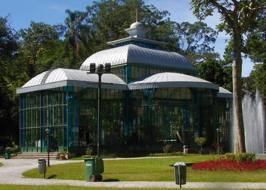 Rio: Petrópolis Trip with Palace, Imperial Museum & Brewery - Crystal Palace and the Garden of Flowers clock