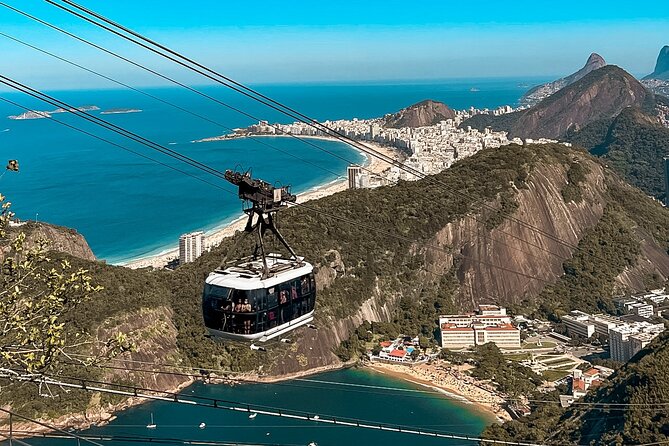 Rio's City Tour - Tickets for Christ, Sugar Loaf & Lunch included - Christ the Redeemer before the crowds and clouds