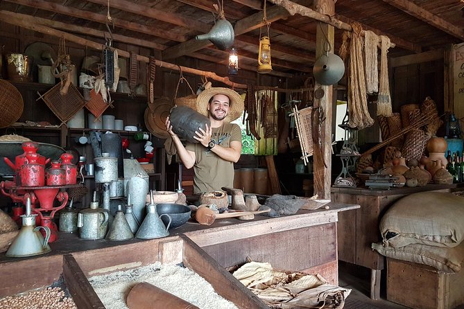 Rubber Museum from Manaus - Inside the large tent and working buildings