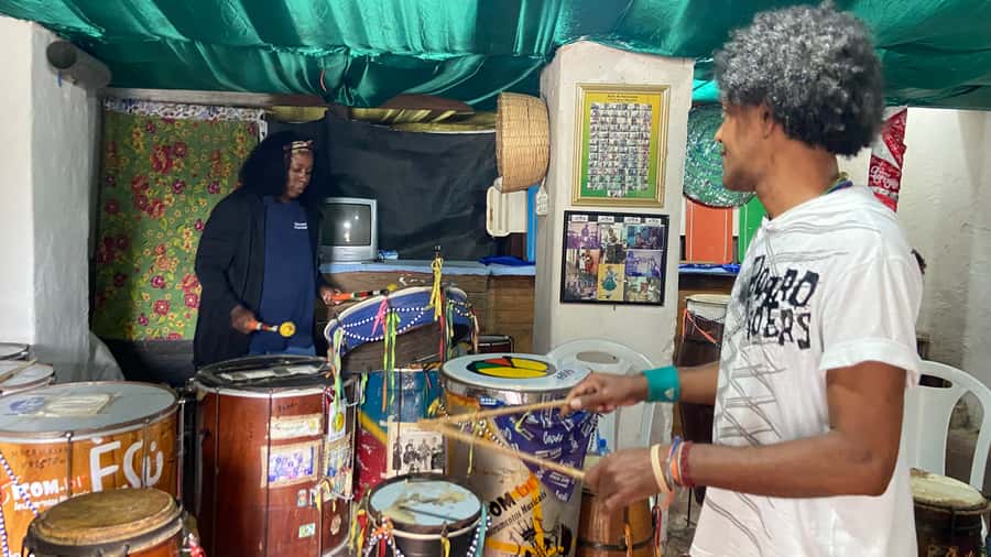 Salvador: 3-Hour Percussion Class - Meeting the local musicians