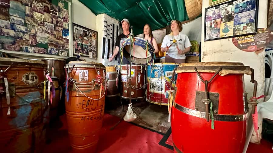 Salvador: 3-Hour Percussion Class - What the class feels like in practice