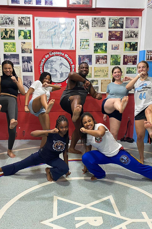 Salvador: Capoeira Class at Mestre Bimba's 1st Ever School. - Feeling the music and cultural side