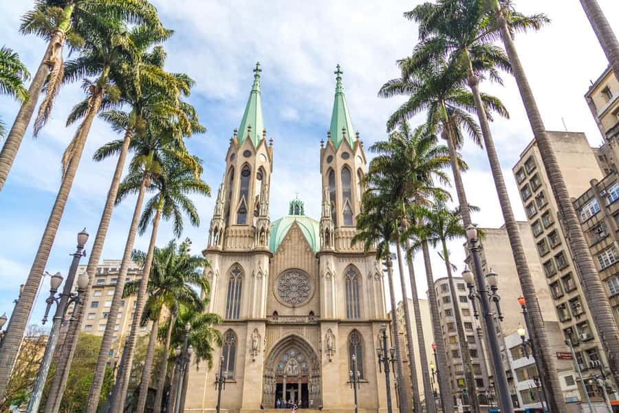São Paulo: City Highlights Private Tour with Pickup Airport - Sé Cathedral and central São Paulo