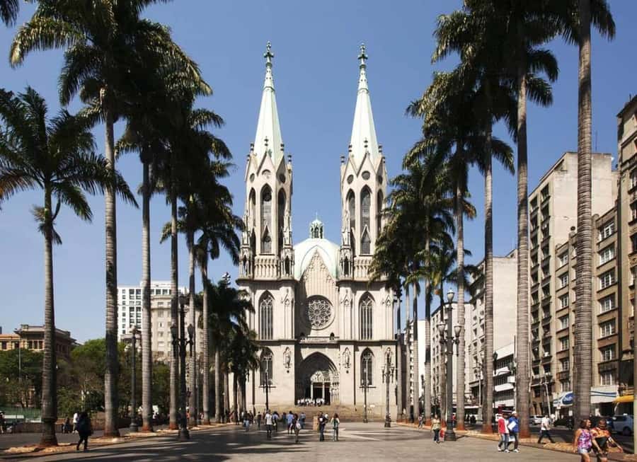 São Paulo: Downtown Walking Tour with Farol Santander Entry - Manor of the Marchioness of Santos and Sé Cathedral