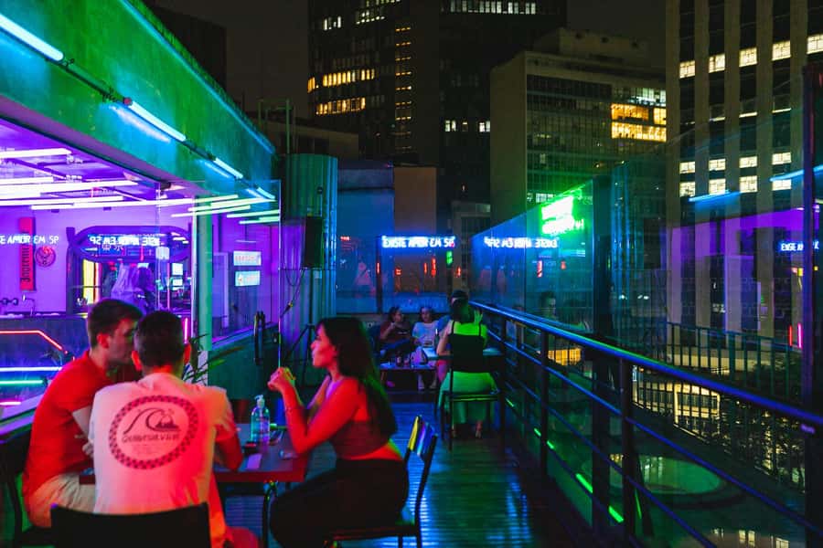 São Paulo: Nightlife Extravaganza Tour with Rooftop Bars - A historic speakeasy with a different mood