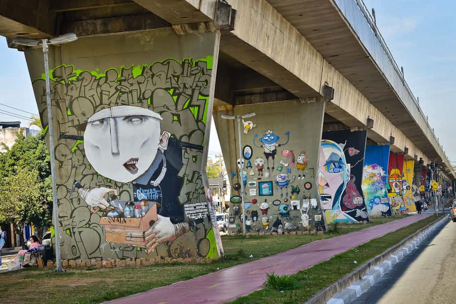 São Paulo Street Art Tour - The downtown introduction: art spread through the city