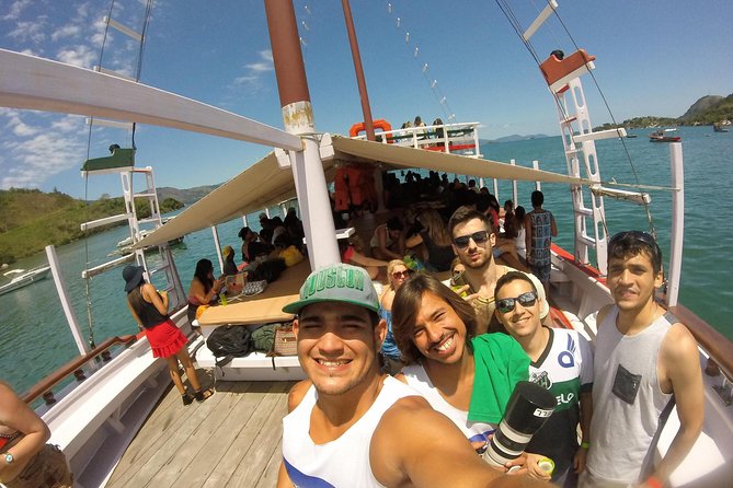 Schooner Cruise with Caipirinha drinks by the Blue Lagoon - Praia de Fora and its fishing village setting