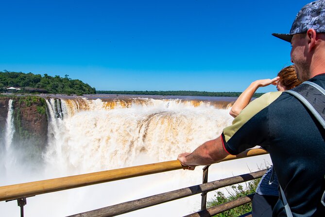 Shared Argentine Falls: Devil’s Throat, Upper Trail and Boat Ride - The boat ride near the base of the falls