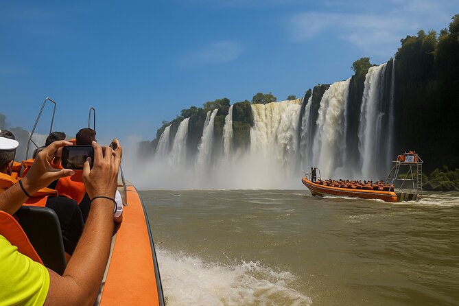 Shared Argentine Falls: Devil’s Throat, Upper Trail and Boat Ride - Returning through the park and across the border