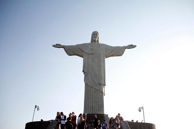 Skip The Line to Christ Redeemer By Train with Maracanã Stadium - Reaching the statue at 700 meters