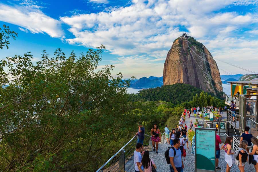 Sugarloaf Mountain Fast-Pass Ticket and Guided Tour - First cable car: the short ride to Urca Hill