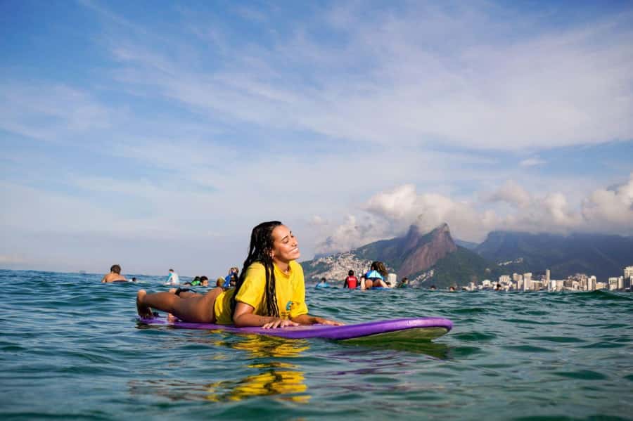Surf lessons: in Arpoador in Ipanema. - Who will get the most from this surf lesson