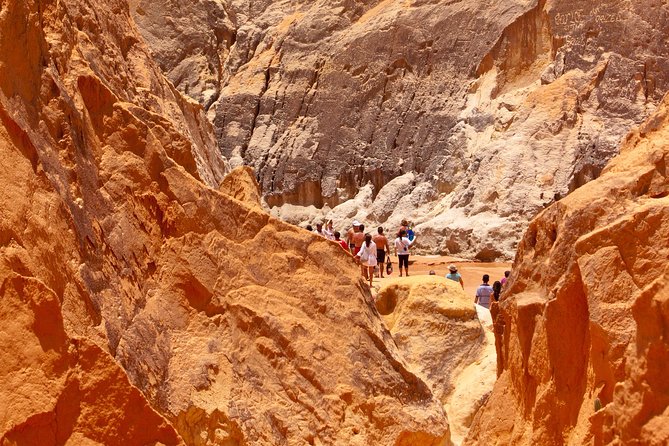 The colorful sands of Morro Branco beach - Full Day Tour - The Morning Ride From Fortaleza