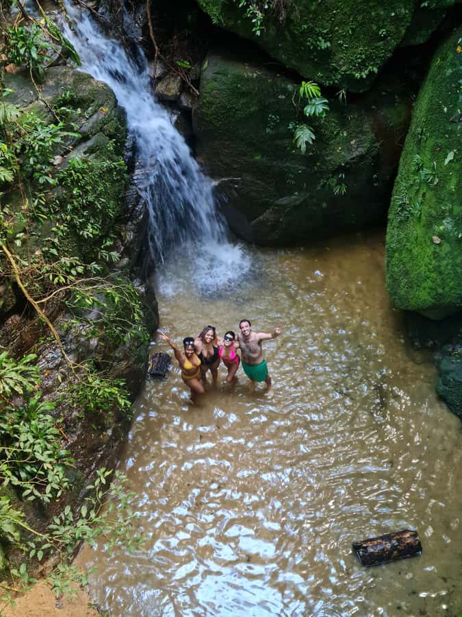 Tijuca Rain Forest - Adventure through Waterfalls & Caves - Canoas Road and Chinesa lookout stops