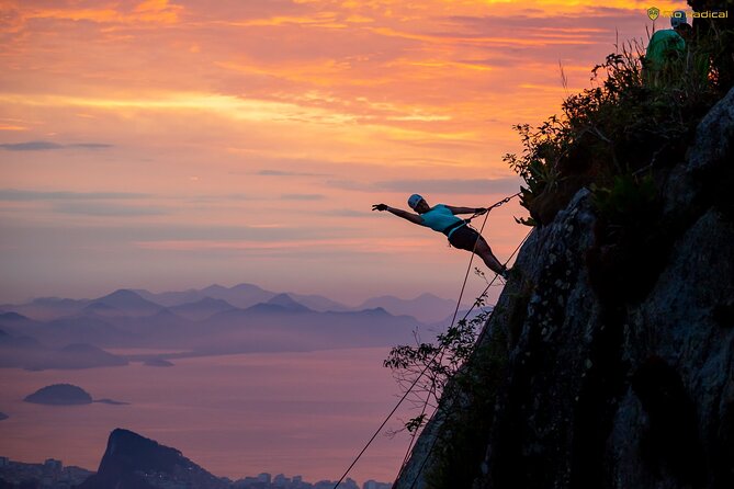 Trail and Rappel on Morro Dois Irmãos - Rappelling at Morro Dois Irmãos