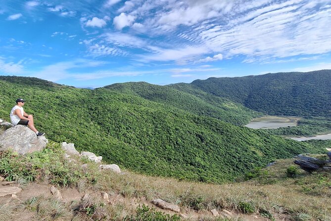 Trail to Lagoinha do Leste and Morro da Coroa - Reaching the quiet shore of Lagoinha do Leste