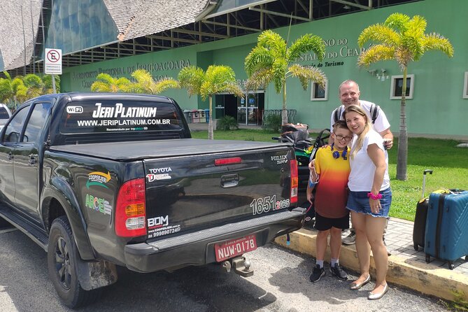 Transfer 4x4 Jericoacoara Airport - Driver care is the strongest part of the feedback